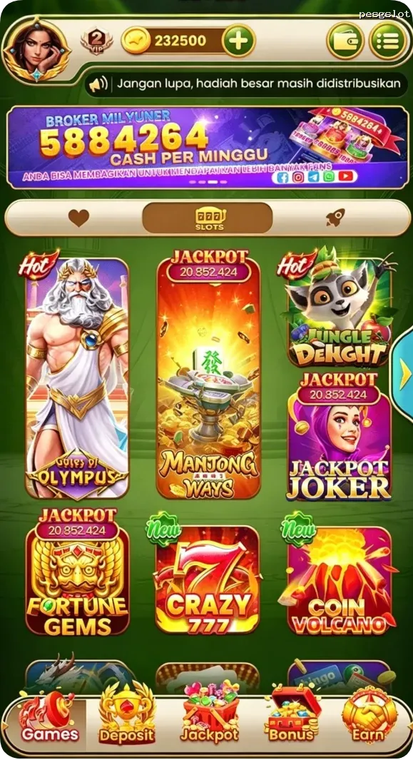 pesgslot Preview - Resmi Unduh